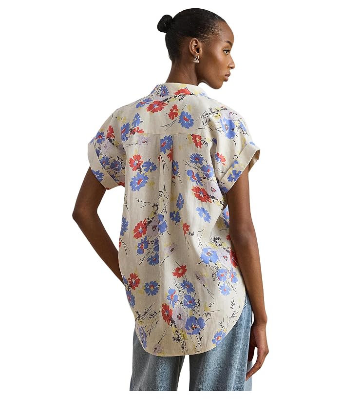 Lauren Ralph Lauren Relaxed Fit Floral Short-Sleeve Shirt - Image 3