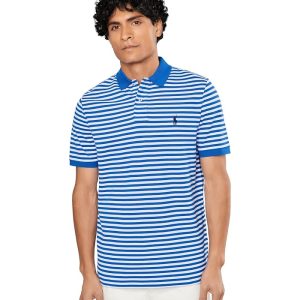 Polo Ralph Lauren Classic Fit Striped Mesh Polo Shirt