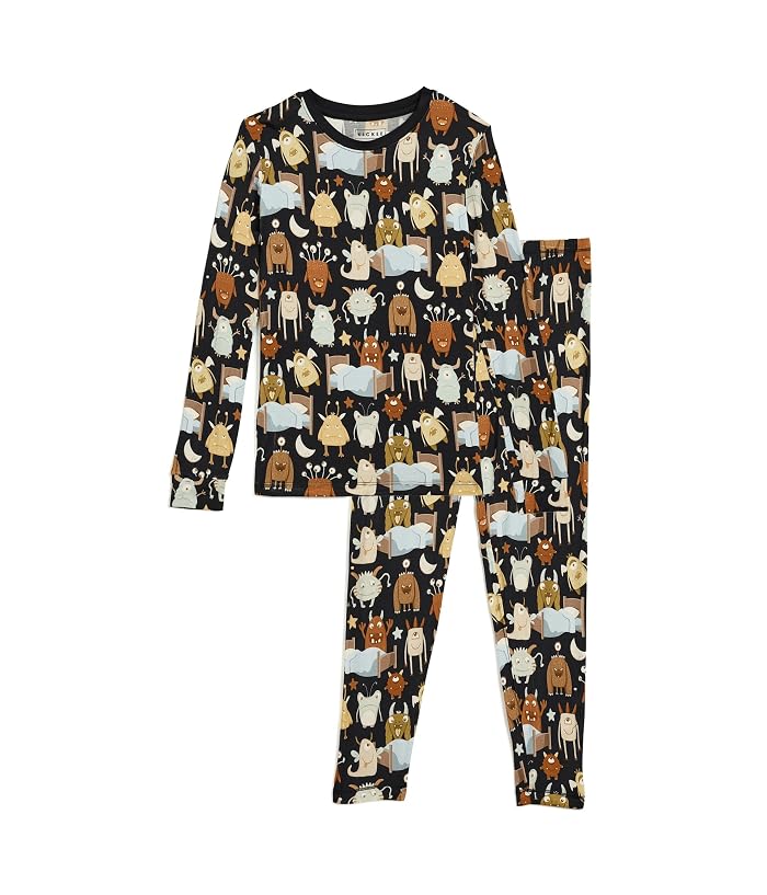 Kickee Pants Kids Print Long Sleeve Pajama Set (Big Kid) - Image 4