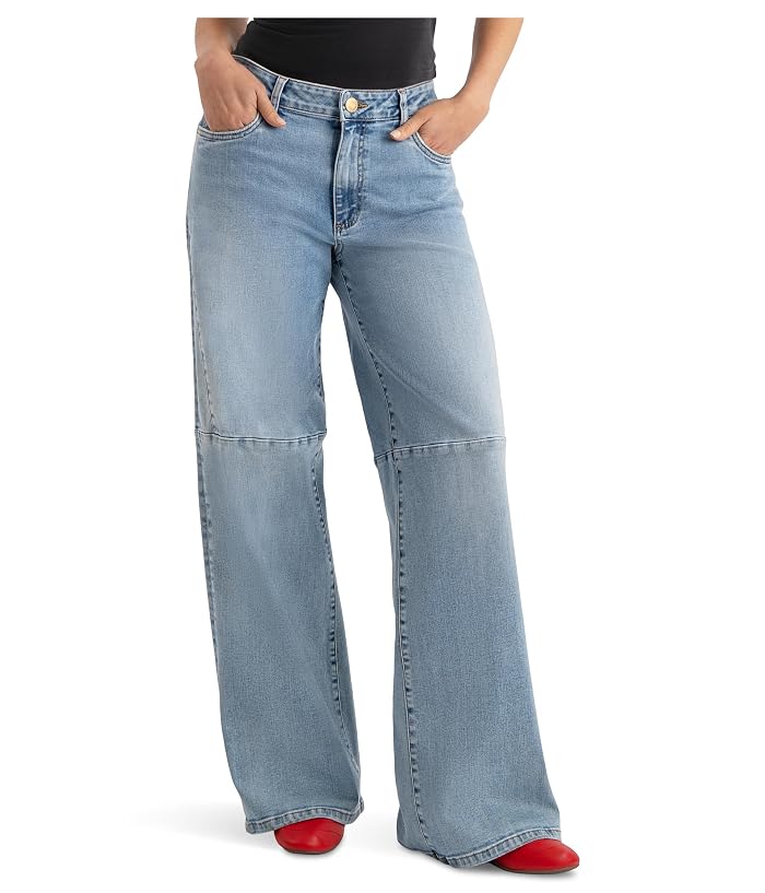 KUT from the Kloth Jodi High-Rise Straight Leg Side Inset Bottom Piece