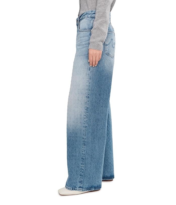 AG Jeans Adria Low Rise Baggy Wide Leg in Stockholm Snowdrift - Image 3