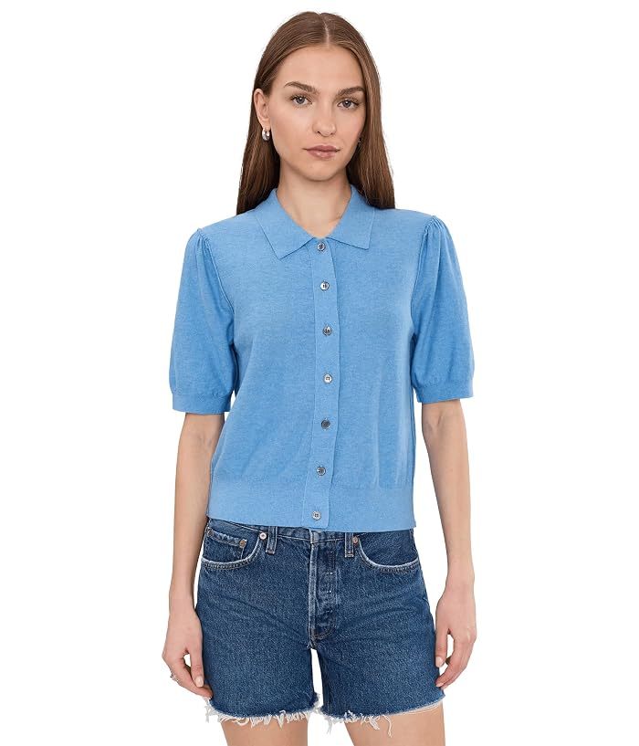 Michael Stars Sparrow Button-Up Collared Top