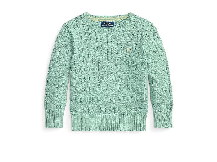 Polo Ralph Lauren Kids Cable-Knit Cotton Sweater (Toddler/Little Kid/Big Kid)