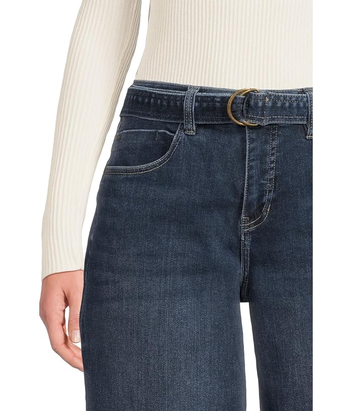 Liverpool Los Angeles Mid-rise Belted Crop Wide Leg Jeans - Image 4