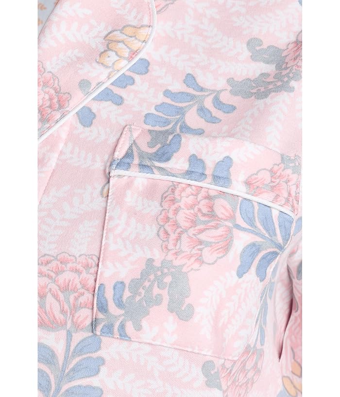Karen Neuburger Plus Size Rose Gardens Notch Collar Girlfriend Pajama Set - Image 3