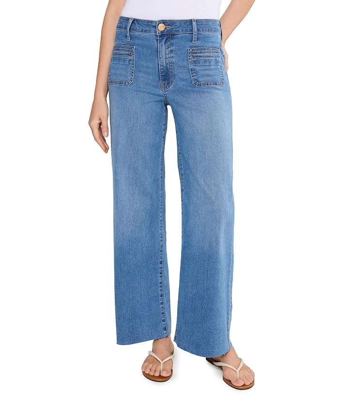KUT from the Kloth Meg High-rise Wide Leg In Sunny