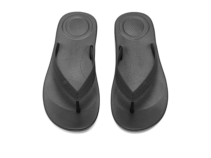 FitFlop Iqushion Textured-Strap Flip-Flops - Image 2