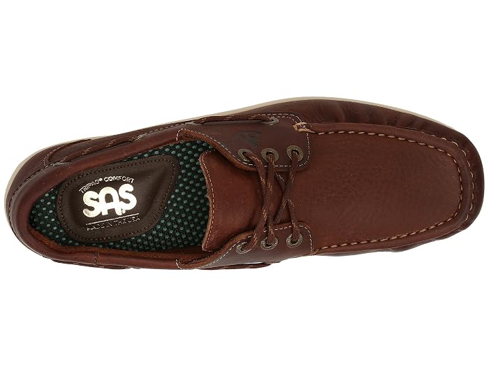 SAS Decksider Lace Up Comfort Boat Shoe - Image 2
