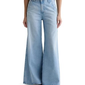 AG Jeans Posey Mid-Rise Super Wide Leg in Allusion