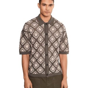 AllSaints Morena Short Sleeve Cardigan
