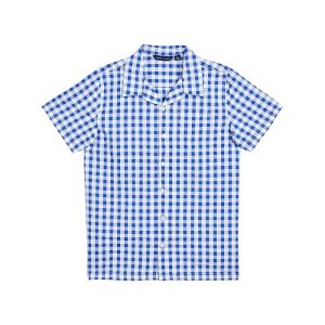 Janie and Jack Gingham Cabana Shirt (Toddler/Little Kid/Big Kid)