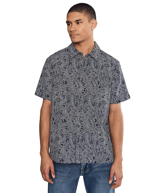 Liverpool Los Angeles Short Sleeve Button-Up Shirt