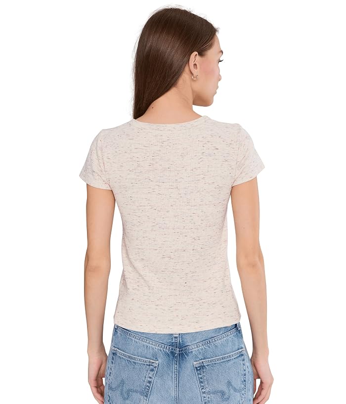 NIC+ZOE Speckled Crew Neck Tee - Image 4