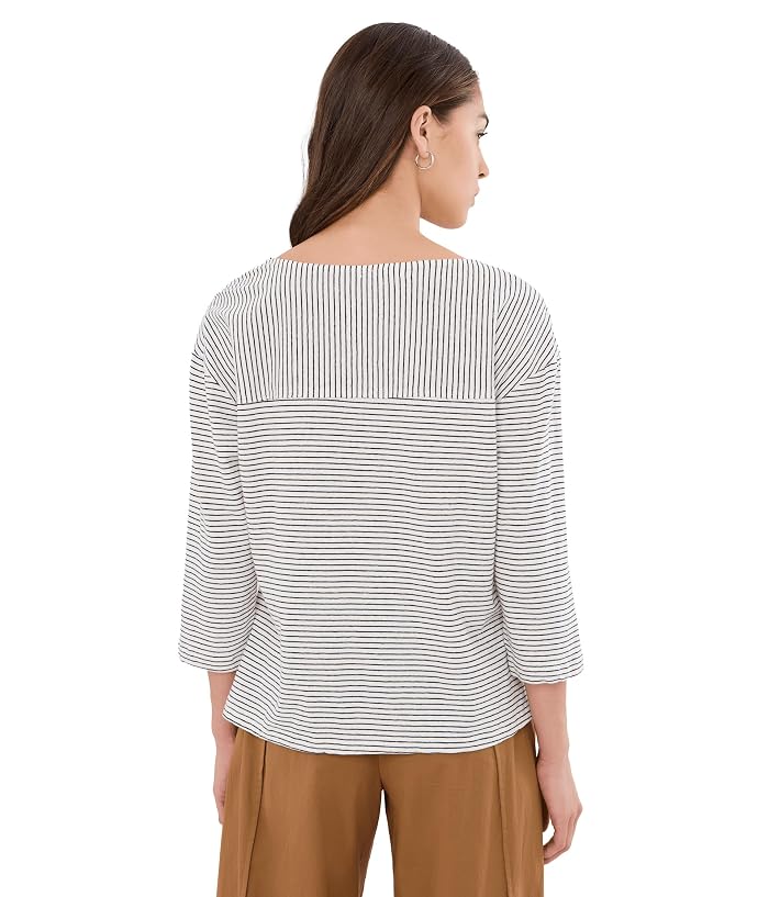 Mod-o-doc 3/4 Sleeve Boat Neck Tee - Image 4