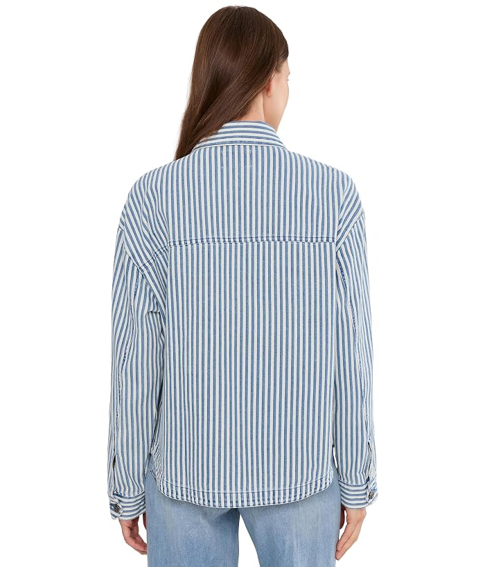 KUT from the Kloth Ellie Stripe Denim Jacket - Image 4