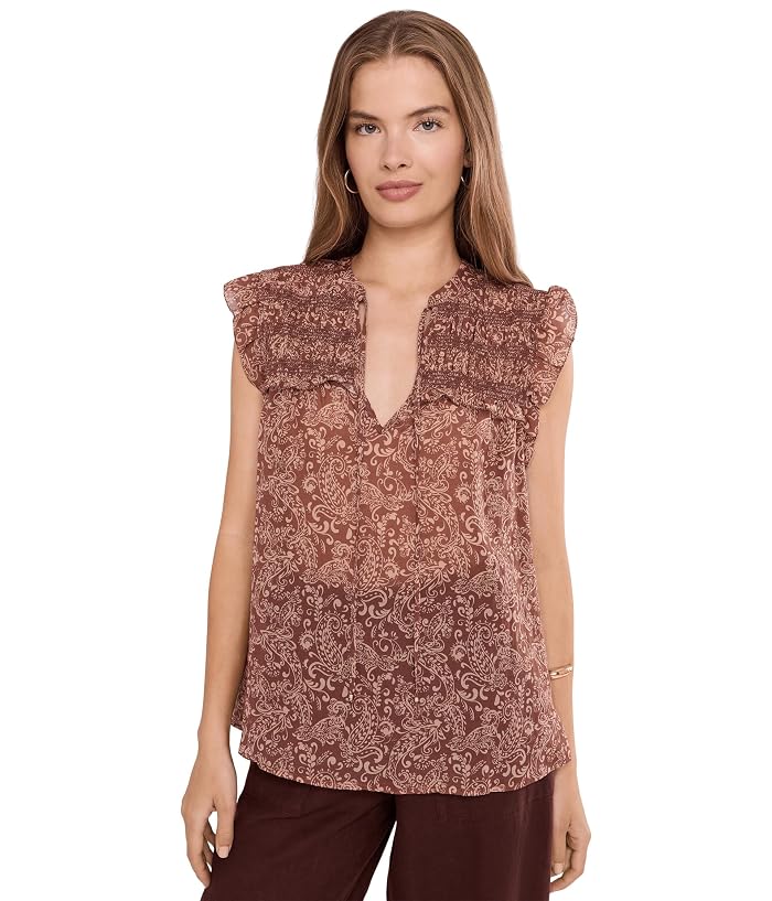 Sanctuary Free Feeling Smocked Blouse