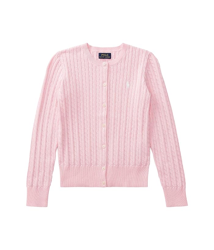 Polo Ralph Lauren Kids Mini-Cable Cotton Cardigan (Big Kid) - Image 4