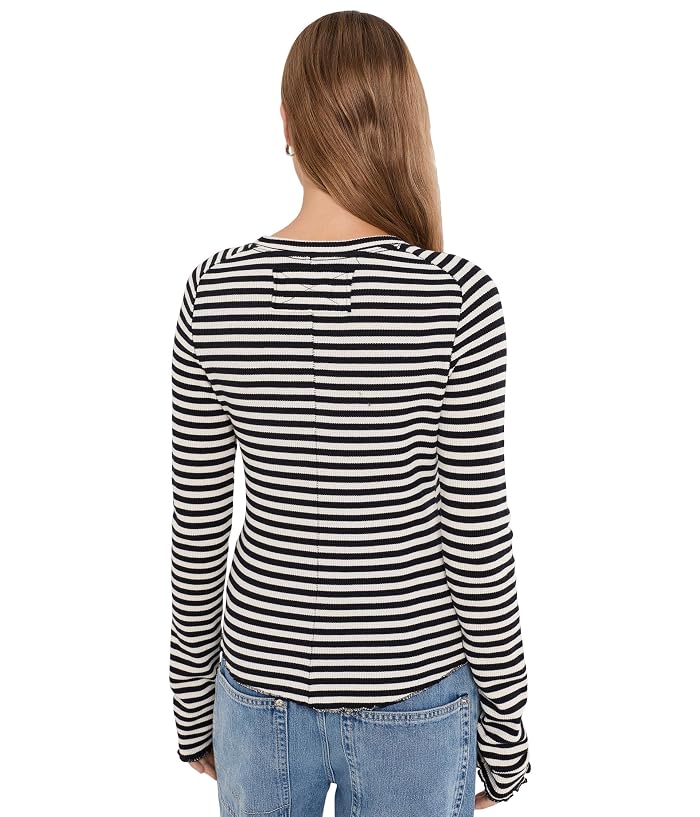 Free People Easy Does It Striped Tee - Image 4