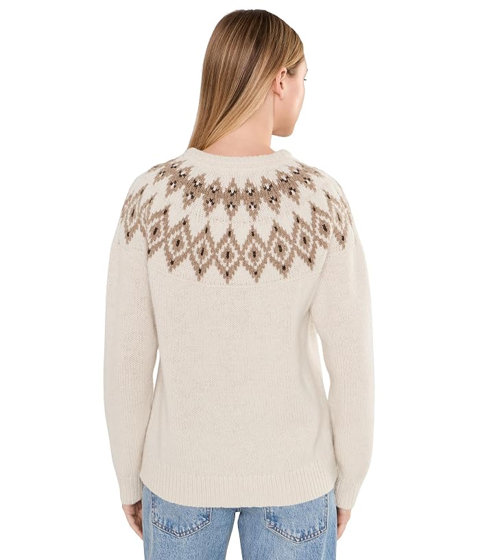 L.L.Bean Classic Ragg Wool Crew Neck Fair Isle Sweater - Image 4