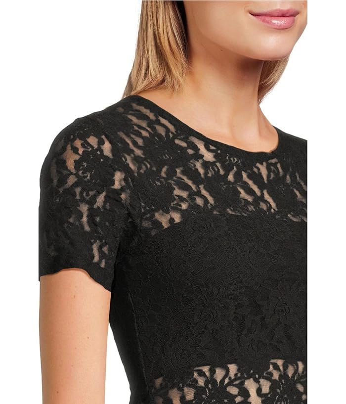 Hanky Panky Signature Lace Short Sleeve Top - Image 4