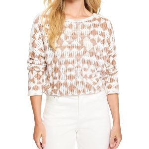 NIC+ZOE Textured Diamond Sweater