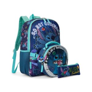 BIOWORLD Kids Lilo & Stitch 5 Piece Backpack Set (Little Kid/Big Kid)