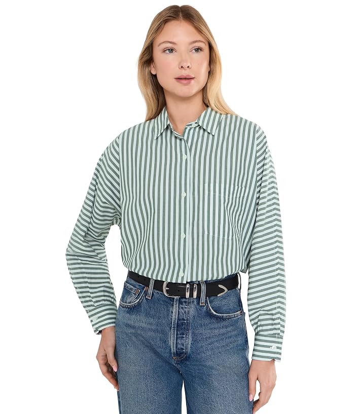 Lilla P Dolman Sleeve Button-Down Shirt