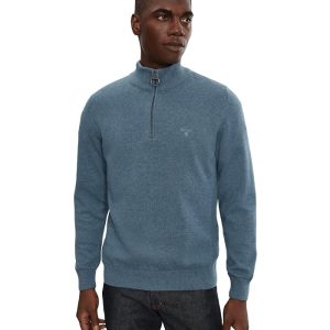 Barbour Cotton Half Zip Knitted Jumper