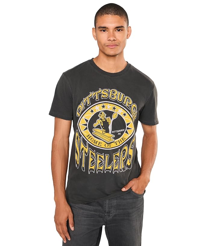 Junk Food Clothing NFL Pittsburgh Steelers Home Vintage Tee