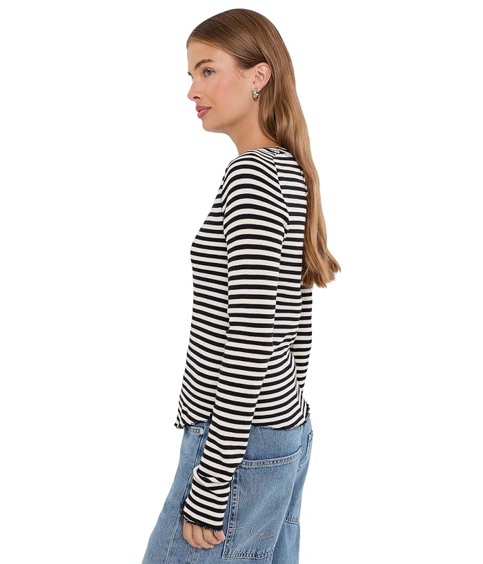 Free People Easy Does It Striped Tee - Image 3