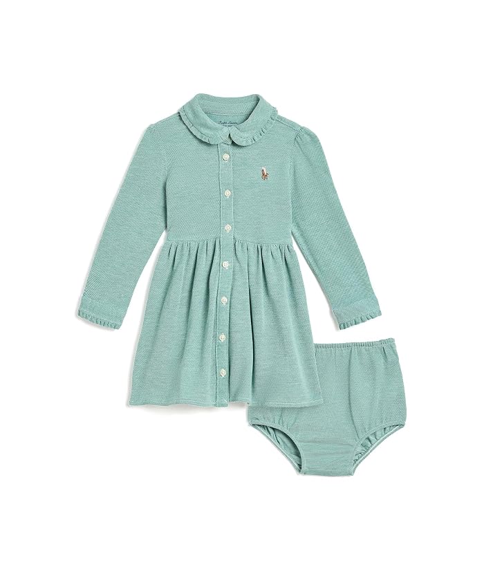 Polo Ralph Lauren Kids Oxford Mesh Dress & Bloomer (Infant)