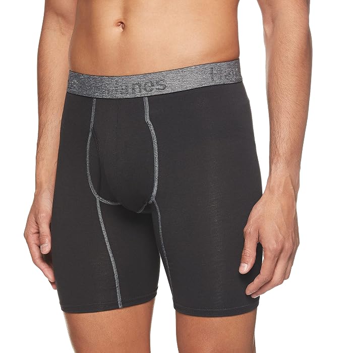 Hanes 3-Pack Comfort Flex Fit Ultra Soft Stretch Boxer Brief, Available in Regular and Long Leg - Image 2