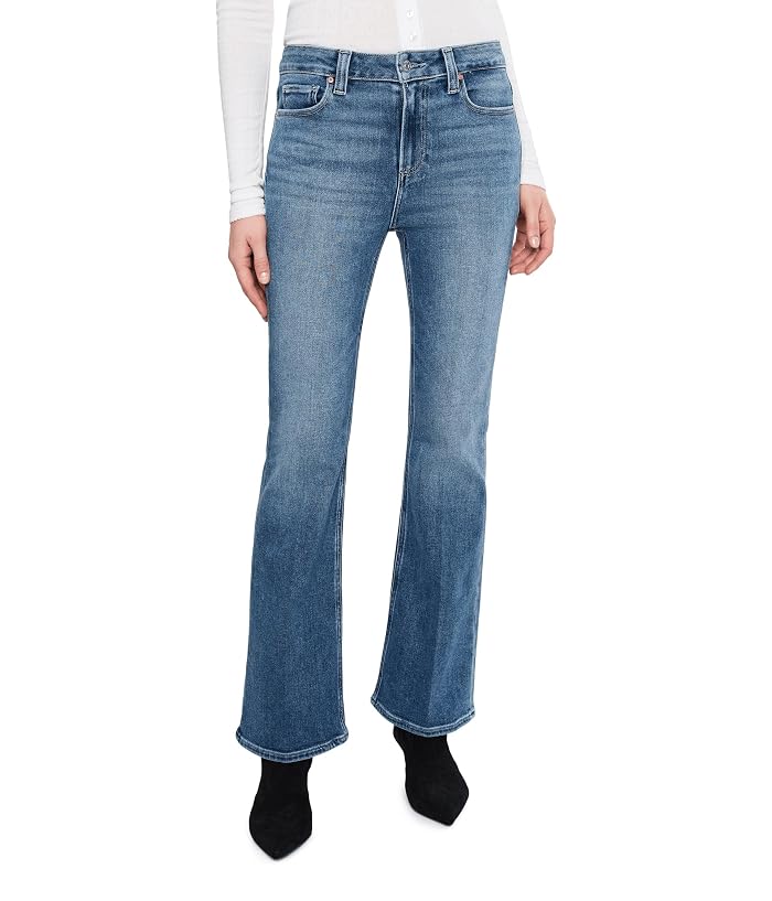 Paige High-Rise Laurel Canyon Petite in Monaco Mist