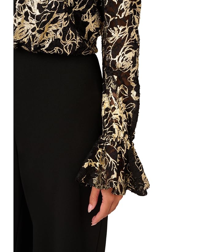 Adrianna Papell Lace and Crepe Jumpsuit - Image 3