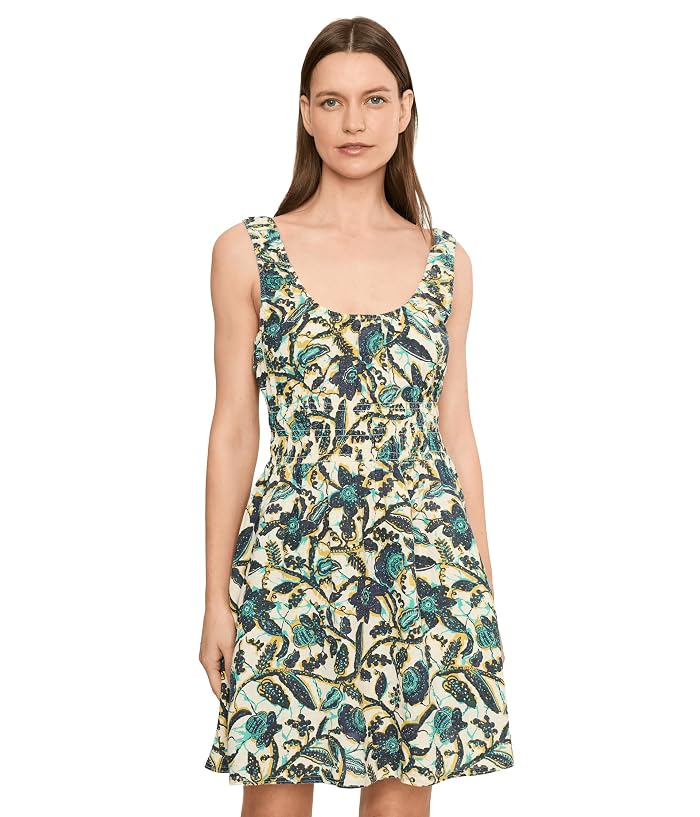 Faherty Montecito Linen Mini Dress