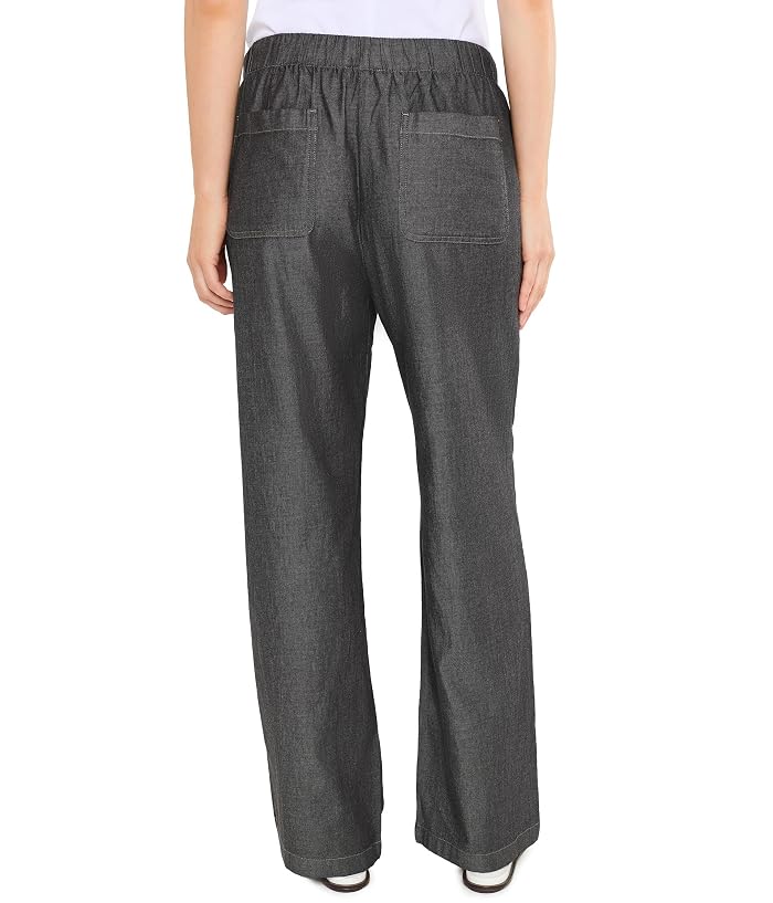 Eileen Fisher Airy Organic Cotton Twill Straight Full Length Pant - Image 4