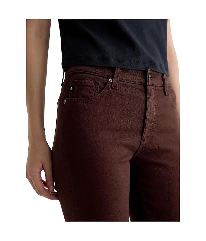 AG Jeans Mari Mid Rise Slim Straight Jean In Coffee Bean - Image 4