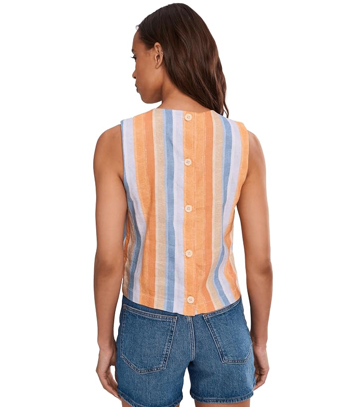 Liverpool Los Angeles Sleeveless Shell Top With Button Back - Image 4