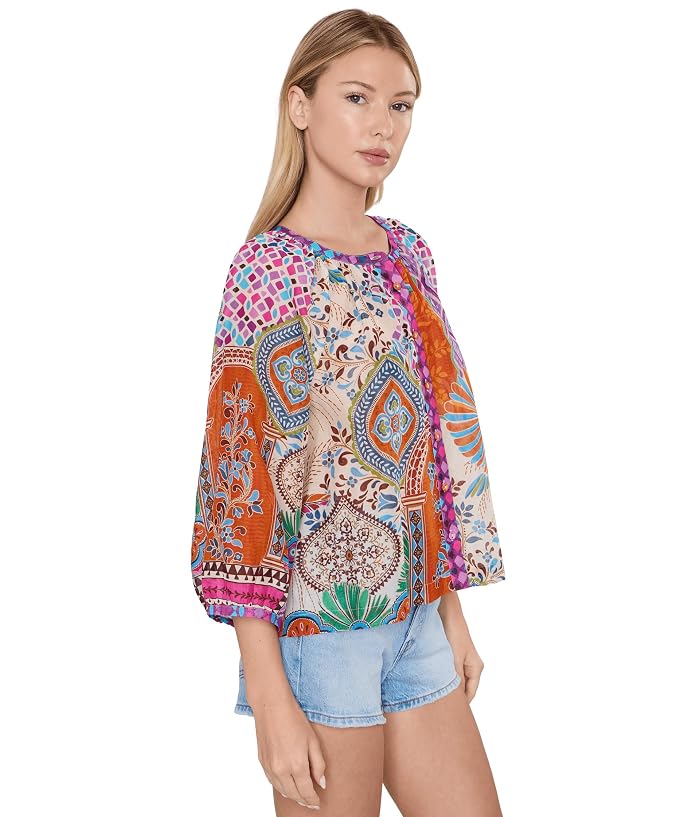 Johnny Was Michaella Peasant Blouse - Avelar - Image 3