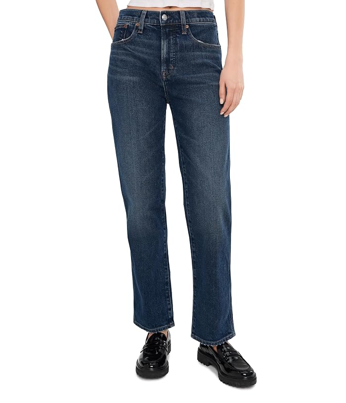 Madewell The Longline Straight Jean in Midnight Waters