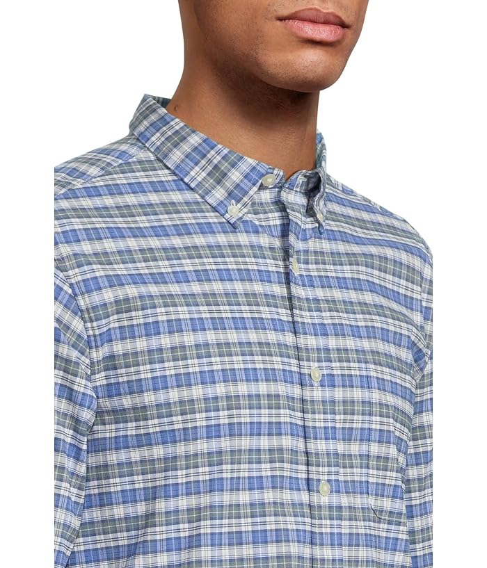 Vineyard Vines Faraway Plaid Performance Cotton Shirt - Image 4