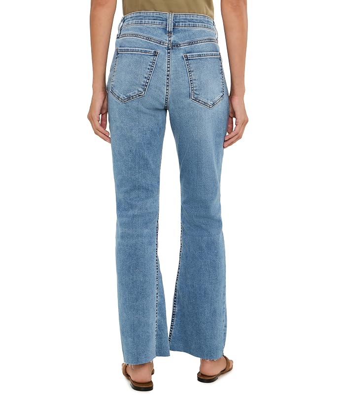 KUT from the Kloth Petite Kelly High-Rise Fab AB Kick Flare Inset Leg in Legend - Image 4