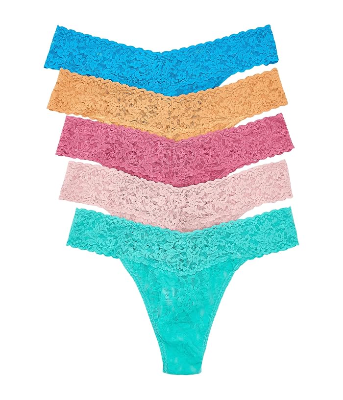 Hanky Panky Signature Lace Original Rise Thong 5-Pack