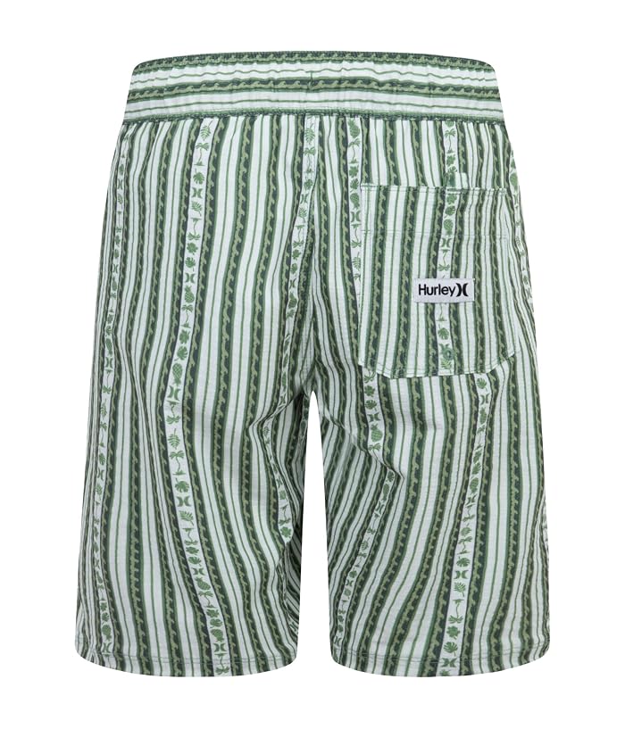 Hurley Kids Mini Vacay Stripe Pull On Swim Trunk (Little Kid) - Image 2