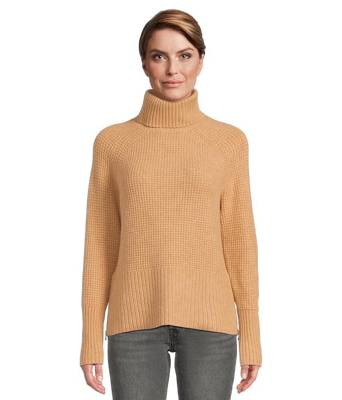 L.L.Bean SuperSoft Waffle Turtleneck Sweater