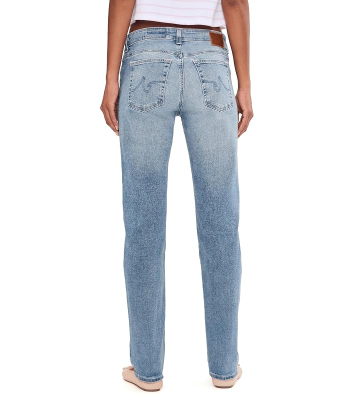 AG Jeans Sandra Low Rise Slim Straight in 15 Years Aviator - Image 4