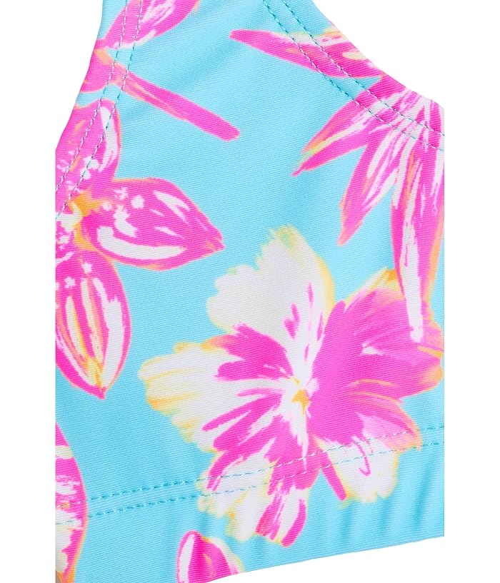 Snapper Rock Kids Tropical Glow Recycled Crop Bikini (Toddler/Little Kid/Big Kid) - Image 3