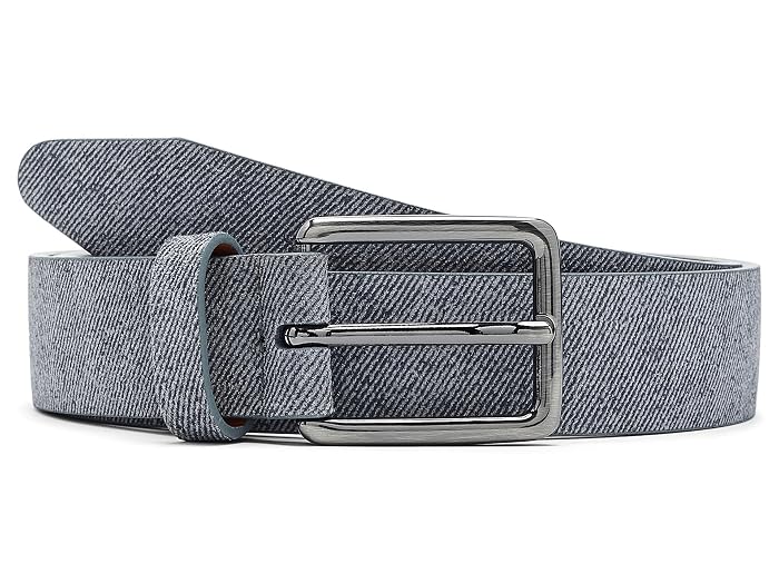 Johnston & Murphy Fine Stripe Diagonal Leather Belt - Image 4