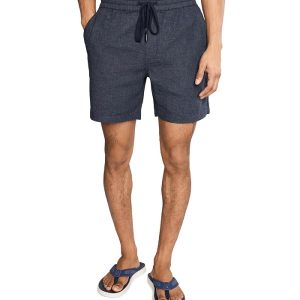 Liverpool Los Angeles Chambray Shorts with Drawstring