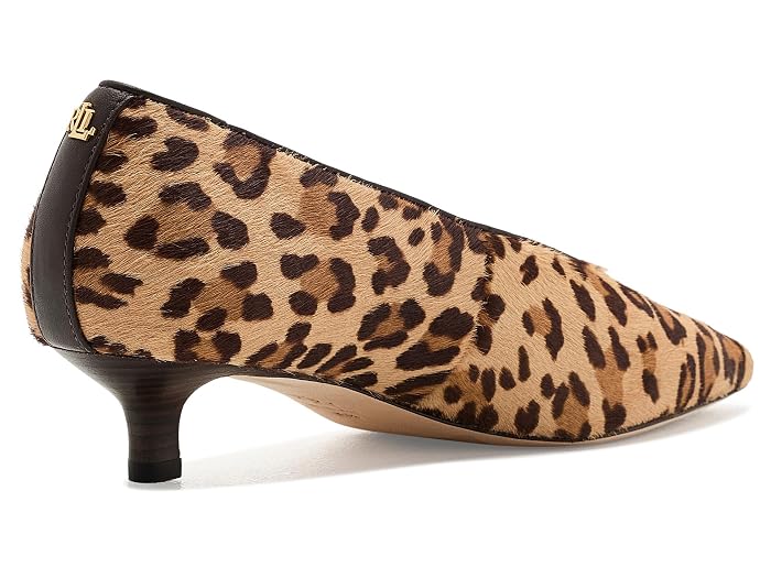 Lauren Ralph Lauren Francesca Leopard-Print Haircalf Pumps - Image 3